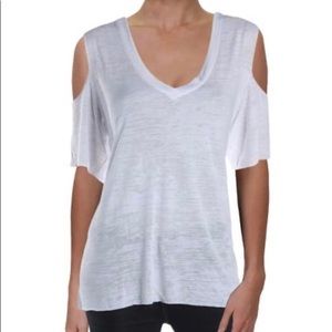 Nation LTD Burnout Tee with Cold Shoulder